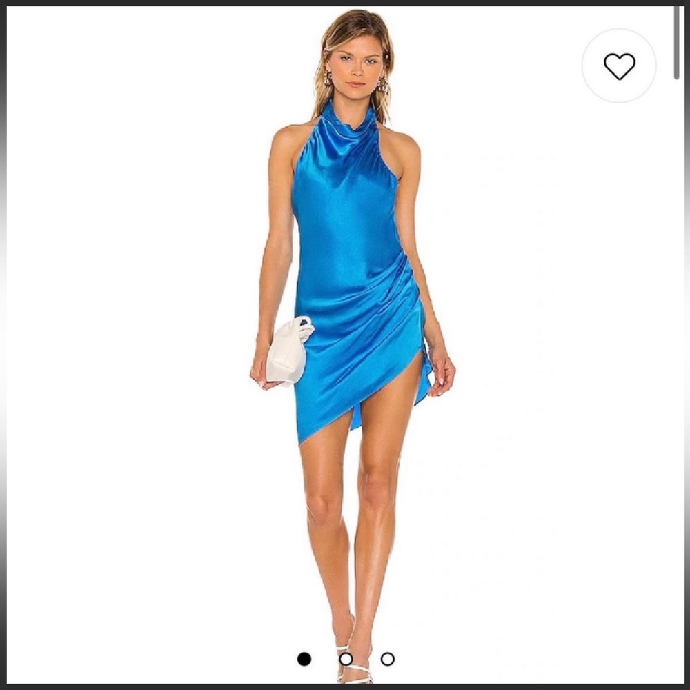 Amanda Uprichard x Revolve Samba Dress in Sky Small